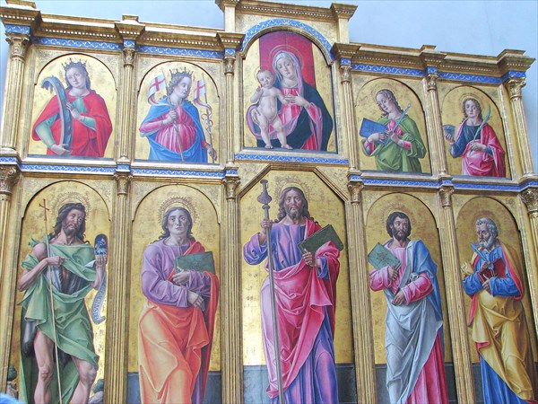 103-Св.Яков, Мадонна с младенцем и разные святые